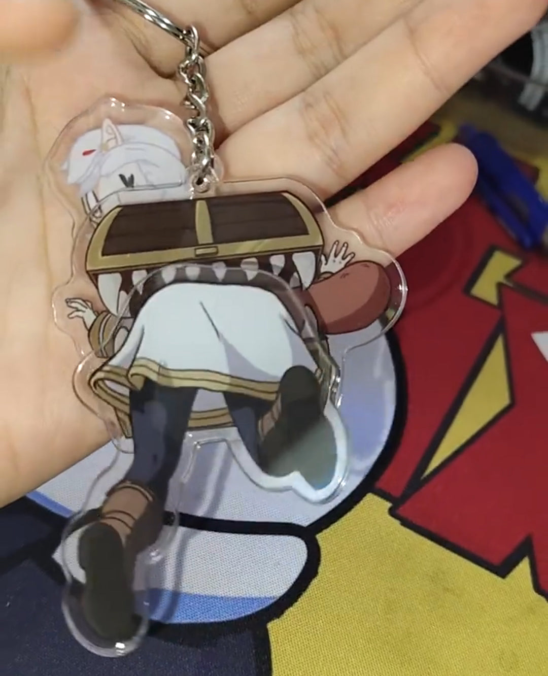 Frieren Rotatable Acrylic Keychain